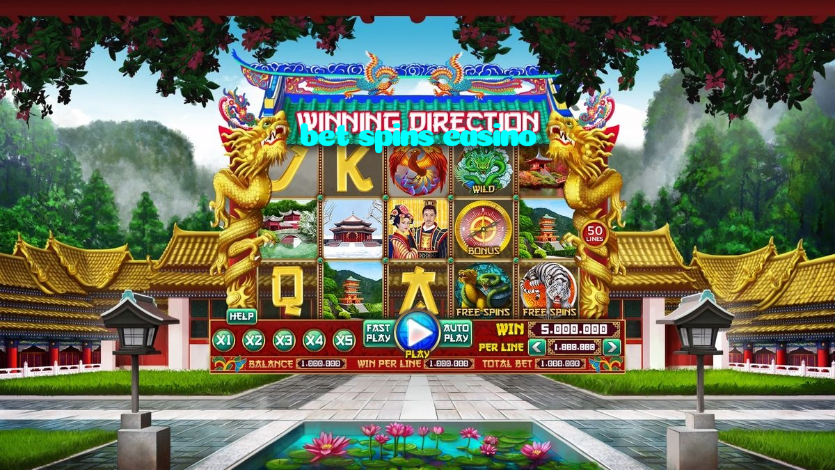 bet spins casino casino presented on mobile device in Pakistan with slots and live games